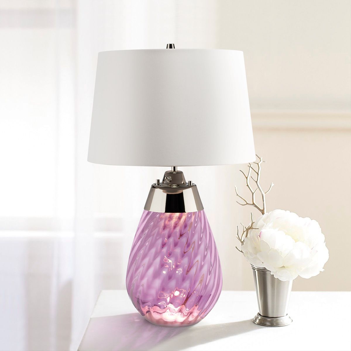 LENA LARGE-LENA-TL-L-PLUM-OWSS-Elstead Lighting-170303