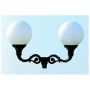 Oprawa do latarni INDURA GLOBO 057E-G05X1A-02 2x105W/E27 od Novolux