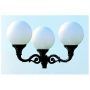 Oprawa do latarni INDURA GLOBO 057F-G05X1A-02 3x105W/E27 od Novolux