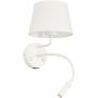 Kinkiet MAJA 10204 1x15W/E27+1x8W/G9 IP20 od TK Lighting