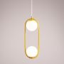 Lampa wisząca RIVA 1086H14 2x10W/E14 IP20 od Aldex