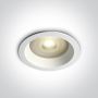 Downlight wpuszczany The Dark Light 10105R2P/W 1x10W/GU10 IP65 od One Light
