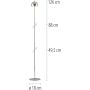 Lampa podłogowa BELLIS 19245-17 3000k 1x2,5W/LED 240lm ip54 od Paul Neuhaus