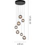 Lampa wisząca PURE POPUP 2587-15 2200-5000k 7x3W/LED 800lm ip20 od Paul Neuhaus