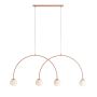 Lampa wisząca UNA 1116L11_L 4x10W/E14 IP20 od Aldex