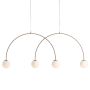 Lampa wisząca UNA 1116L17_L 4x10W/E14 IP20 od Aldex