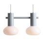 Lampa wisząca FLO 2 GREY S 7000H22_S 2x10W/E14 od Aldex