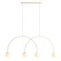 Lampa wisząca UNA 4 1116L9_L 4x10W/E14 od Aldex