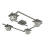 Plafon ZAFIRA 12074 4x40W/G9 IP20 od Prezent