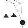 Lampa wisząca ABRAMO 2 BLACK 160/2 2x60W/E27 IP20 od Emibig