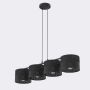 Lampa wisząca KARBON 1651/4 4x15W/E27 IP20 od Emibig