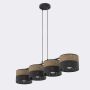 Lampa wisząca KARBON 1653/4 4x15W/E27 IP20 od Emibig