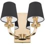 Kinkiet NEW YORK 1 W02510AU-BK 2x40W/E14 IP20 od Cosmolight