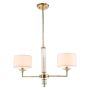 Lampa sufitowa SUTTON P02392AU-WH 2x40W/E14 ip20 od Cosmolight
