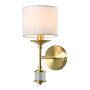 Kinkiet SUTTON W01845BR-WH 1x25W/E14 ip20 od Cosmolight