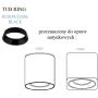 Downlight wpuszczany TUB RING/BK RC0155/C0156 BLACK ip20 od Maxlight