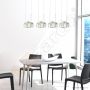 Lampa wisząca RUBIC 4A AZ0494 4x40W/G9 od AZzardo