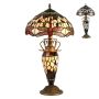 Lampa stołowa TIFFANY XXII. 1710 2x60W/E27|1x7W/E14 IP20 od Prezent