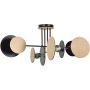 Lampa sufitowa ZITA 4 BLACK 173/4 4x60W/E27 IP20 od Emibig