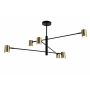 Lampa sufitowa PEDRO PEN4104-6GD+BK ip20 od Zuma Line