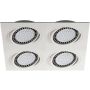 Downlight wpuszczany BOXY 20073-WH 4x15W/GU10/AR111 IP20 od Zuma Line