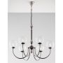Żyrandol BRILLANTE 2022 6x14W/G9 IP20 od Jupiter
