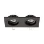 Downlight wpuszczany CHUCK 20068-BK-N 2x50W/GU10 IP20 od Zuma line