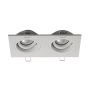 Downlight wpuszczany CHUCK 20068-WH-N 2x50W/GU10 IP20 od Zuma line