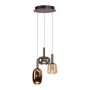 Lampa wisząca IRIDES 2679-70 3000K 3x9W/LED 600lm IP20 od Paul Neuhaus