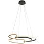 Lampa wisząca Casar PND-24002-BK-GD 3000K/4000K/6000K 1x40W/LED 3400lm IP20 od Italux