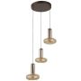 Lampa wisząca Carote PND-24011-3-COPP 3000K 3x16W/LED 1002lm IP20 od Italux