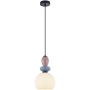 Lampa wisząca Domali PND-36816-1A-BK-WH 1x40W/E27 IP20 od Italux