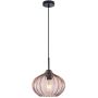 Lampa wisząca Pansol PND-2940-1S-BK-CF 1x40W/E27 IP20 od Italux