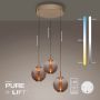 Lampa wisząca PURE E-Infinity 2222-97 2200-5000k 3x7W/LED 560lm ip20 od Paul Neuhaus