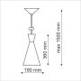 Lampa wisząca MODERN 305466 1x20W LED/E27 IP20 od Polux