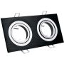 Downlight wpuszczany SOUTH 302144 2x8W/GU10 od Polux