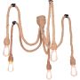 Lampa wisząca ROPE 312921 5x12W LED/E27 IP20 od Polux