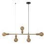 Lampa wisząca Tobi Gold 3559 5x15W/e27 IP20 od TK Lighting
