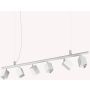 Lampa wisząca DYNAMITE 367460 6x28W/GU10 ip20 od Ideal Lux
