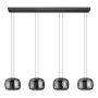 Lampa wisząca HORTUNAS 390433 3000K 4x5.8W/LED ip20 od Eglo