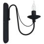 Lampa ścienna 397C1 RÓŻA CZARNA od Aldex