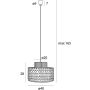 Lampa wisząca RAFFLE P0587 1x15w/e27 ip20 od Maxlight