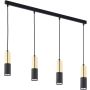 Lampa wisząca ELIT BLACK 4367 4x10W/GU10/LED od TK Lighting