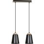 Lampa wisząca BOLERO 2 BLACK 442/2 2x60W/E27 IP20 od Emibig