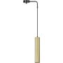 Lampa wisząca GOLDI 1 BLACK/GOLD 457/1 1x30W/GU10 IP20 od Emibig