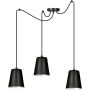 Lampa wisząca LINK 3 BLACK / WHITE 454/3 3x60W/E27 IP20 od Emibig