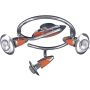 Spot ZEUS CH/ORANGE 473 3x40w/e14_r50 od Prezent