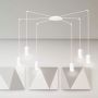 Lampa wisząca TRAKER 6 WH/WHITE 525/6 6x30W/GU10 IP20 od Emibig