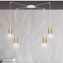 Lampa wisząca TRAKER 4 WH/GOLD 527/4 4x30W/GU10 IP20 od Emibig