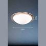 Plafon Nantes 13098 2x40W/E27 IP20 od Fischer&Honsel